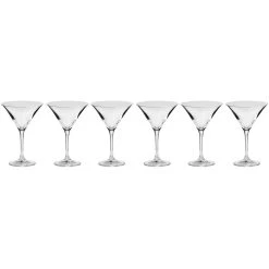 Krosno Avant-Garde Martini 150ML Set Of 6 Gift Boxed
