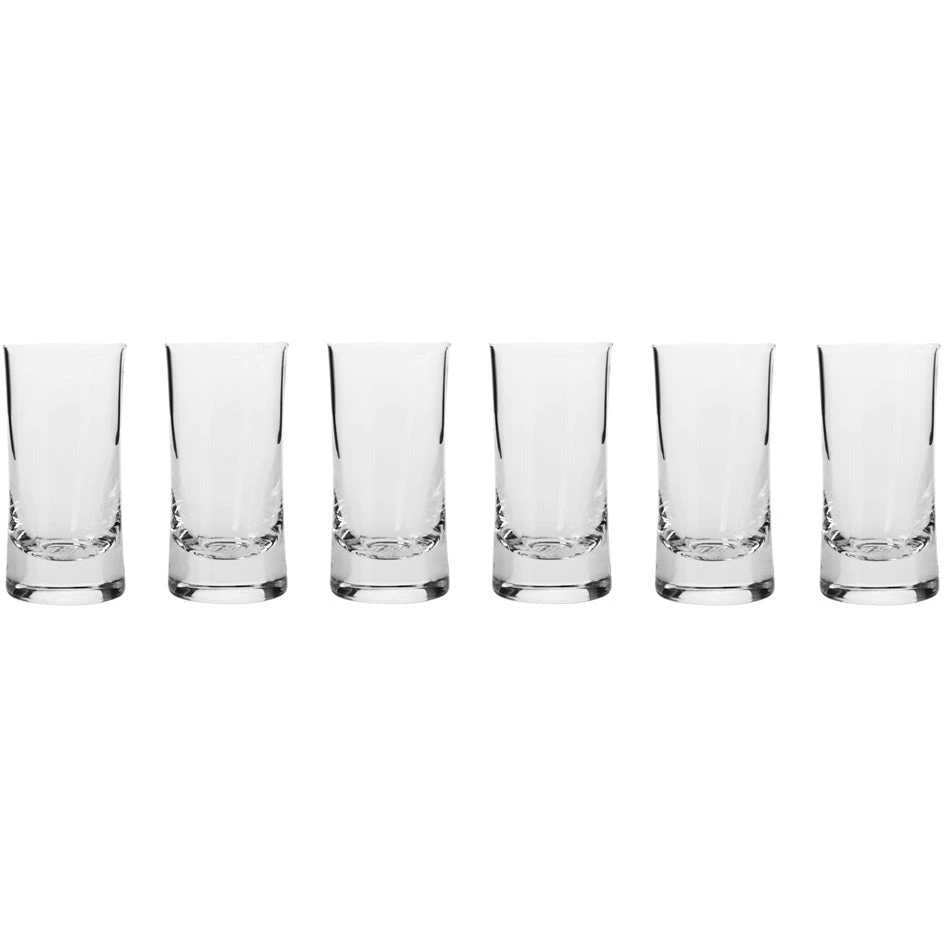 Krosno Harmony Shot Glass 40Ml Set Of 6 Gift Boxed