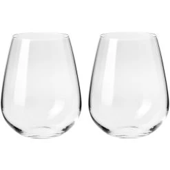 Krosno Duet Stemless Wine Glass 500 Ml Set Of 2 Gift Boxed
