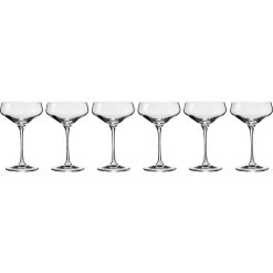Krosno Avant-Garde Cocktail Glass 230ml Set Of 6 Gift Boxed