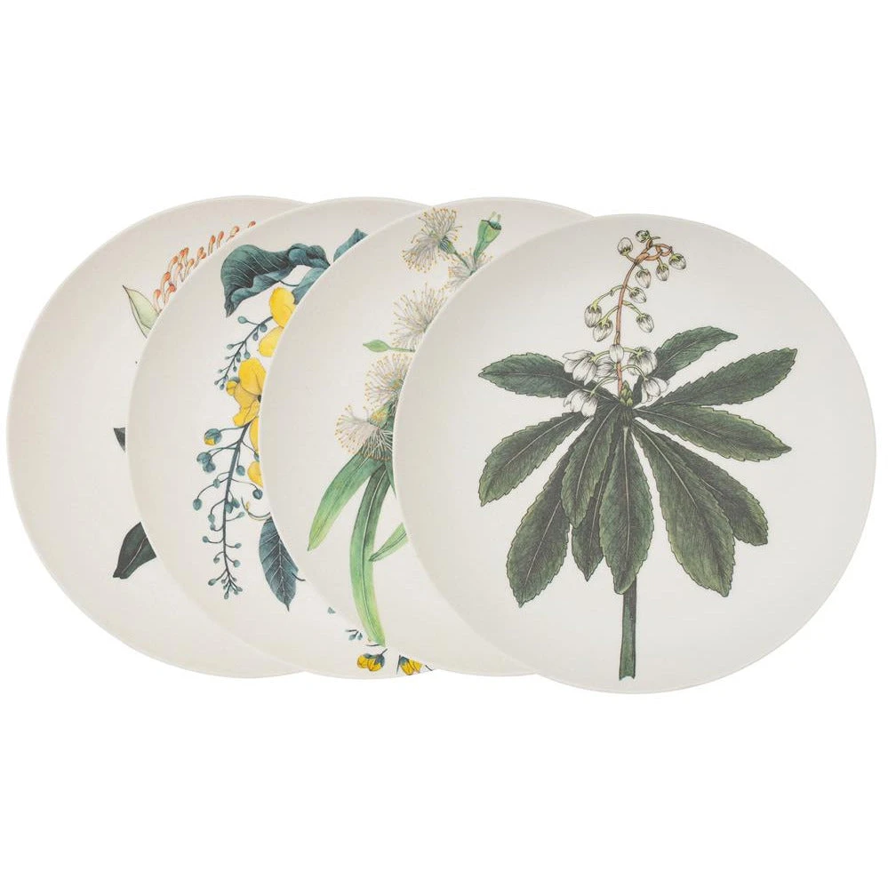 Maxwell And Williams The Blck Pen Golden Summer Bamboo Plate 20cm Set Of 4 Assorted