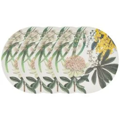 Maxwell And Williams The Blck Pen Golden Summer Bamboo Plate 27cm Set Of 4