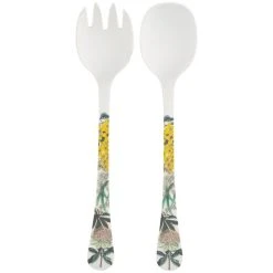 Maxwell And Williams The Blck Pen Golden Summer Bamboo Salad Servers 23.5cm