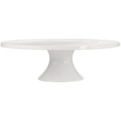 Maxwell And Williams White Basics Diamonds Footed Cake Stand 30cm Gift Boxed