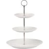 Maxwell And Williams White Basics 3 Tiered Cake Stand Gift Boxed