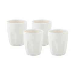 Maxwell And Williams White Basics Latte Cup 200ML Set Of 4 Gift Boxed