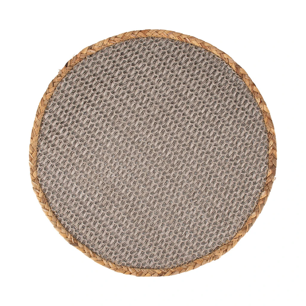 Maxwell And Williams Table Accents Placemat 38cm Round Grey Natural
