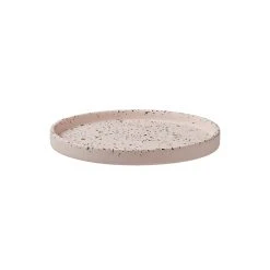 Maxwell And Williams Livvi Terrazzo Round Serving Tray 26cm Blush Gift Boxed