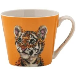 Maxwell And Williams Marini Ferlazzo Wild Planet Mug 370ML Tiger Gift Boxed