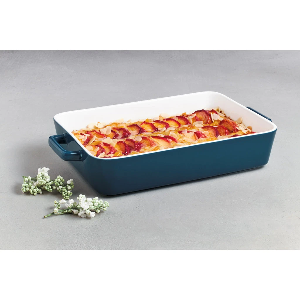 Maxwell And Williams Epicurious Rectangular Baker 32x22.5x7cm - Teal - Image 2