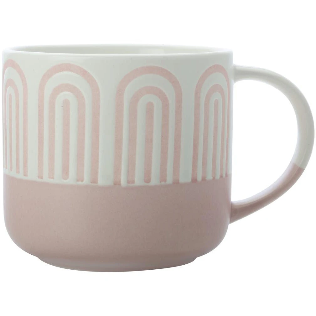 Maxwell And Williams Arches Mug 400ml Pink