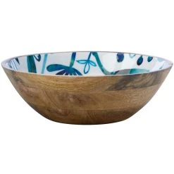 Maxwell And Williams Marc Martin Dusk Bowl Mango Wood Enamel Finish 24cm X 8cm