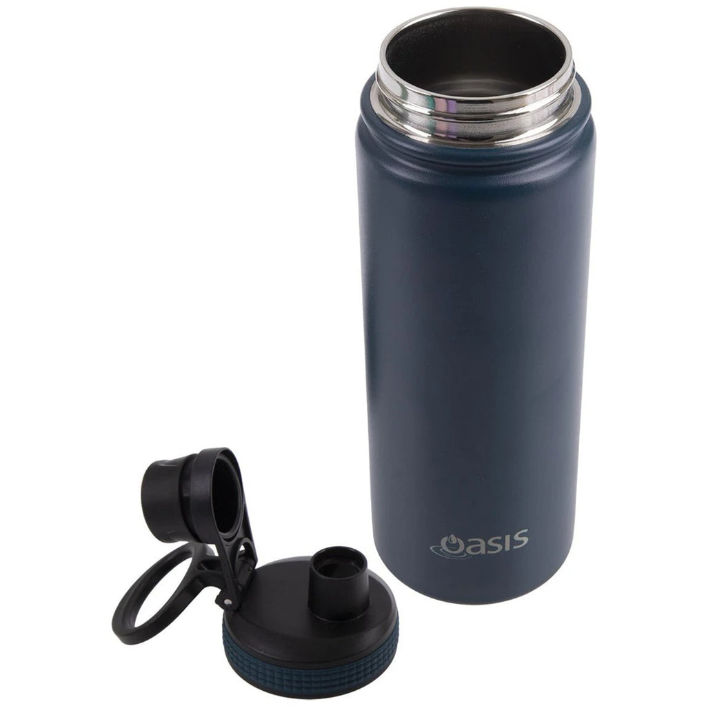 Oasis Insulated Challenger Bottle With Screw Cap 1.1L Navy - Image 2