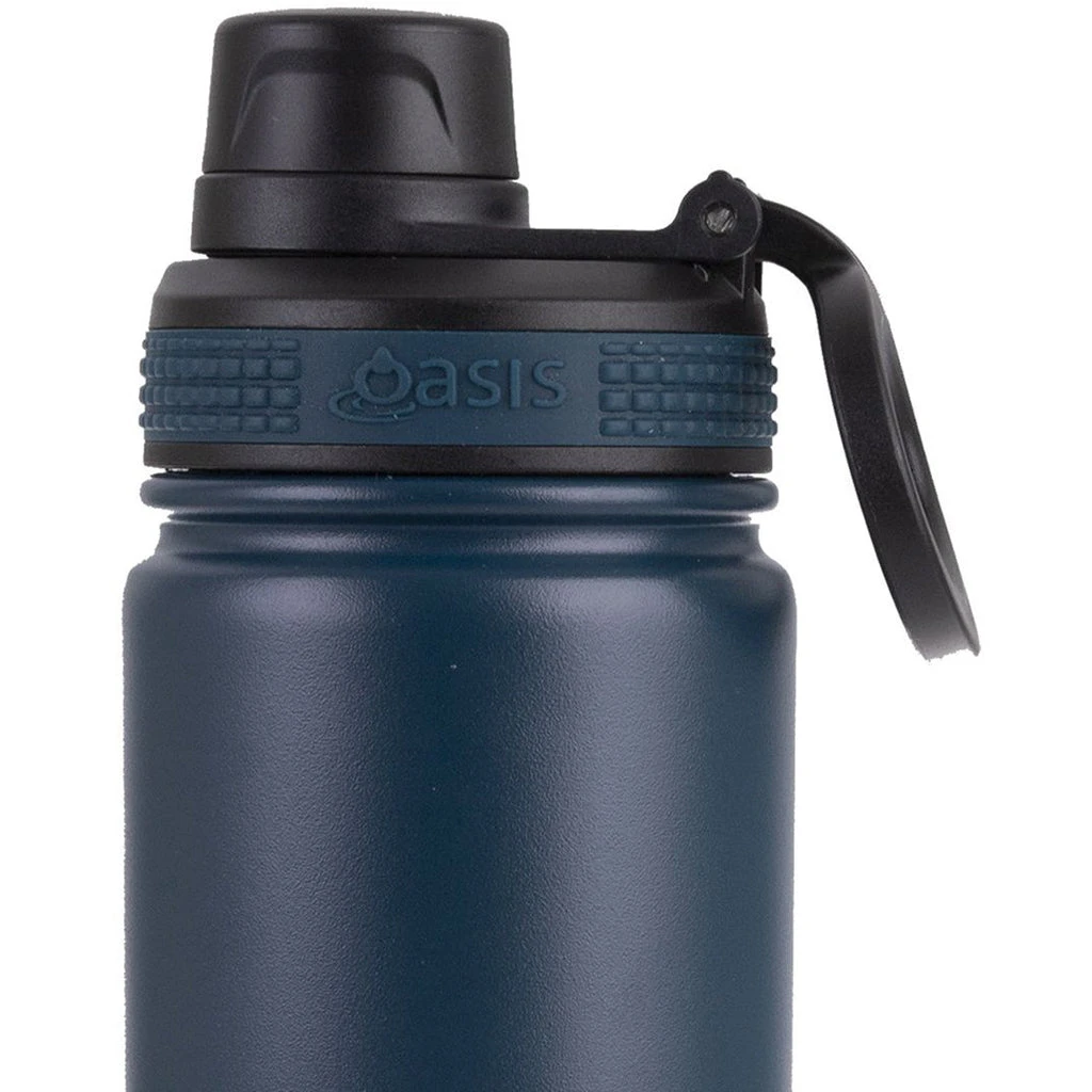 Oasis Insulated Challenger Bottle With Screw Cap 1.1L Navy - Image 5