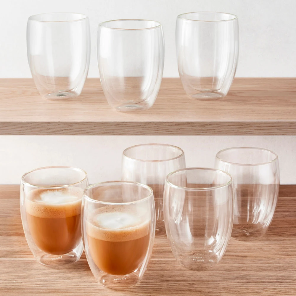 Maxwell And Williams Blend Double Wall Cup 350ml Set Of 8 - Image 3