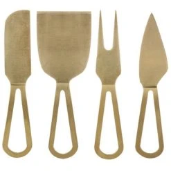 TEMPA Orson Gold 4pc Cheese Knife Set
