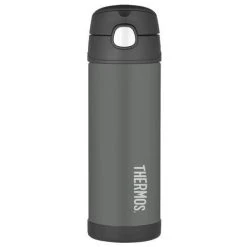 Thermos Funtainer Vacuum Insulated Drink Bottle Charcoal 470ml