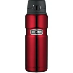 Thermos Stainless King Vacuum Insulated Bottle With Flip Lid 710ml - Red