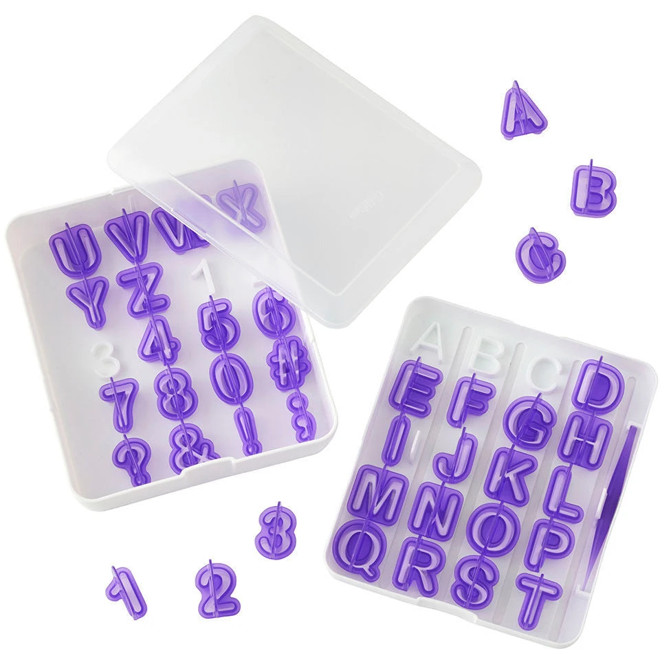 Wilton 42pc Alphabet And Number Cutouts