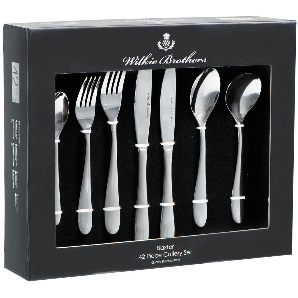 Wilkie Brothers Baxter 42 Piece Cutlery Set