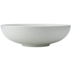 Maxwell And Williams White Basics Diamonds Round Serving Bowl 25cm