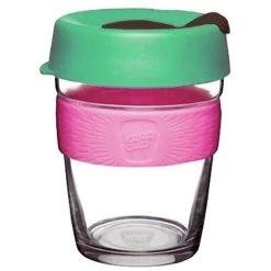 KeepCup Brew Reusable Glass Coffee Cup Medium 12oz - Llama
