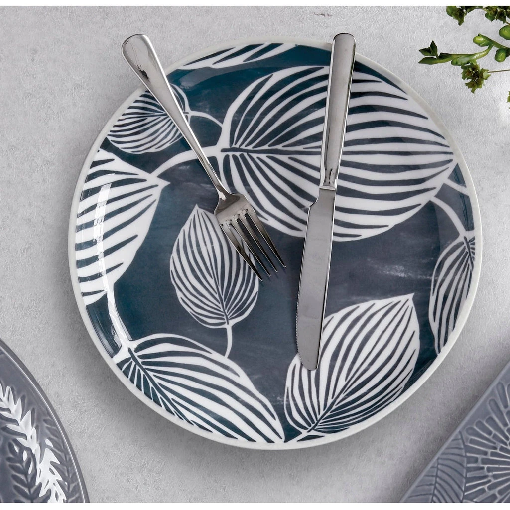 Maxwell And Williams Panama Coupe Bowl 20cm Grey And White - Image 2