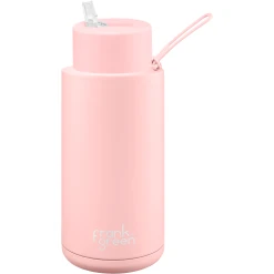Frank Green 34oz Reusable Bottle - Straw Lid - Blushed